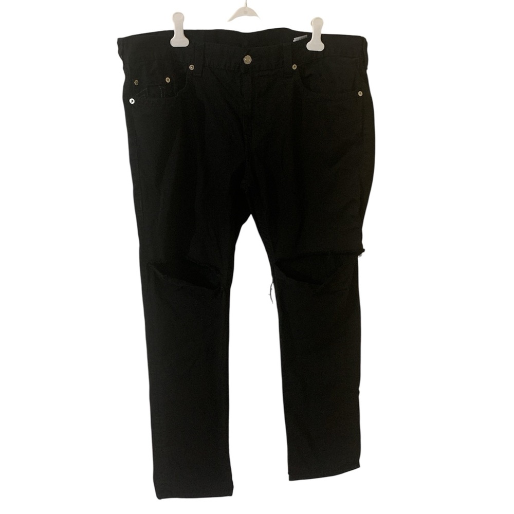 True religion men’s black skinny jeans